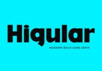 Higular Font - Featured Image