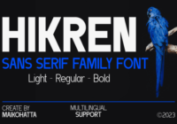 Hikren Font - Featured Image