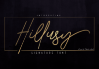Hillusy Font - Featured Image
