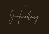 Himatany Font - Featured Image