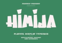 Himija Font - Featured Image