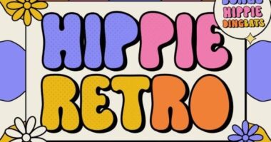 Hippie Retro Font - Featured Image