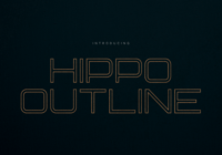 Hippo Outline Font - Featured Image