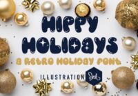 Hippy Holidays Font - Featured Image