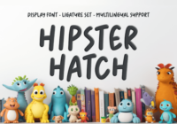 Hipster Hatch Font - Featured Image