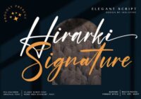 Hirarki Signature Font - Featured Image