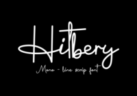 Hitbary Font - Featured Image