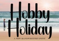 Hobby Holiday Font - Featured Image
