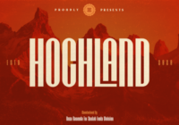 Hochland Font - Featured Image