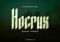 Hocrux Font - Featured Image