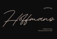 Hoffmans Signature Font - Featured Image