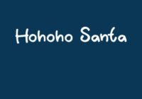 Hohoho Santa Font - Featured Image
