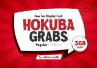 Hokuba Grabs Font - Featured Image