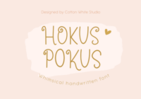 Hokus Pokus Font - Featured Image