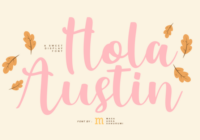 Hola Austin Font - Featured Image