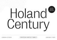 Holand Century Font - Featured Image