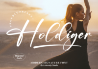 Holdiger Font - Featured Image