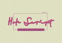 Hole Script Font - Featured Image