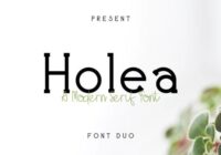 Holea Font - Featured Image