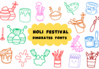 Holi Festival Font - Featured Image