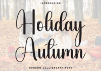 Holiday Autumn Font - Featured Image