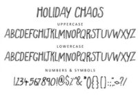 Holiday Chaos Font - Featured Image