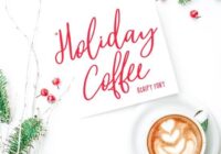 Holiday Coffee Font - Featured Image