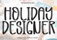 Holiday Designer Font - Featured Image