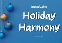 Holiday Harmony Font - Featured Image