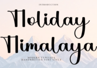 Holiday Himalaya Font - Featured Image