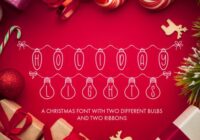 Holiday Lights Font - Featured Image
