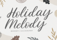 Holiday Melody Font - Featured Image