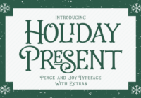 Holiday Present Family Font - Featured Image