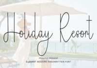 Holiday Resort Font - Featured Image