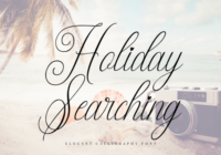 Holiday Searching Font - Featured Image