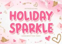 Holiday Sparkle Font - Featured Image