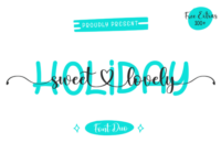 Holiday Sweet Lovely Font - Featured Image