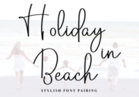 Holiday in Beach Font - Featured Image
