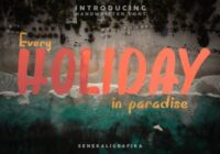 Holiday in Paradise Font - Featured Image