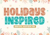 Holidays Inspired Font - Featured Image