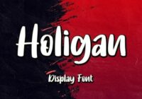 Holigan Font - Featured Image