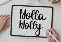 Holla Holly Font - Featured Image