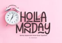 Holla Monday Font - Featured Image
