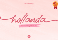 Hollanda Font - Featured Image