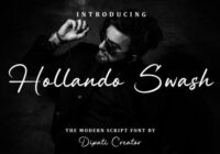 Hollando Swash Font - Featured Image
