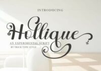 Hollique Font - Featured Image