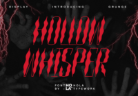 Hollowwhisper Regular Font - Featured Image