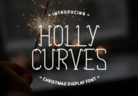 Holly Curves Font - Featured Image