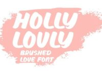 Holly Lovly Font - Featured Image