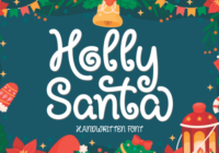 Holly Santa Font - Featured Image